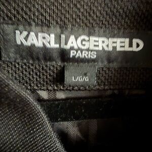Authentic KARL LAGERFELD Paris, signed sleeve UNISEX men & women’s bomber jacket